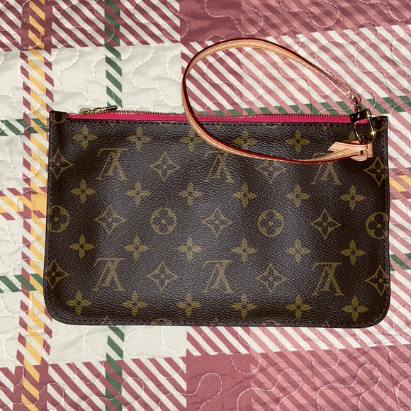 Auth Louis Vuitton Neverfull GM Pivoine Wristlet - Picture 2 of 7